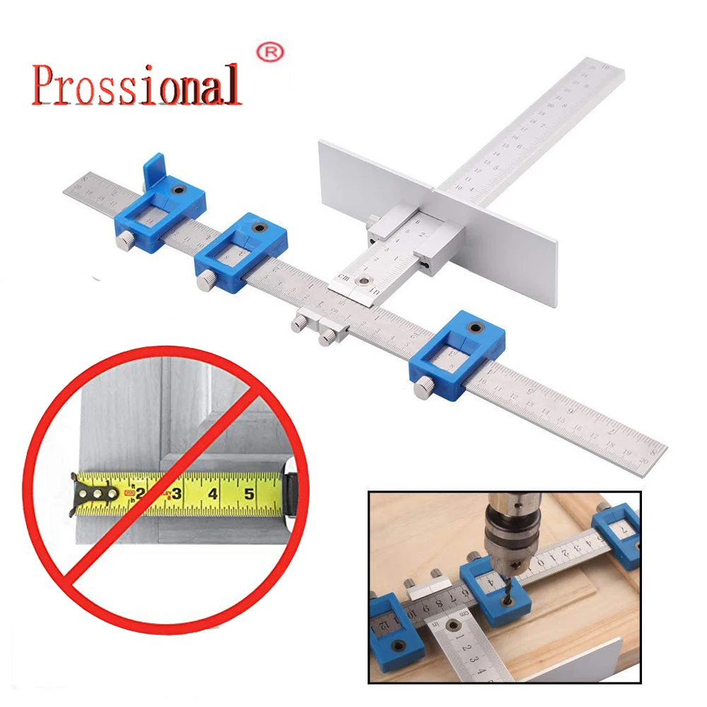 

Новый Съемный инструмент для сверления отверстий, направляющая втулка для сверления для ящика, шкафа, фурнитура, дюбель, линейка для сверления отверстий по дереву