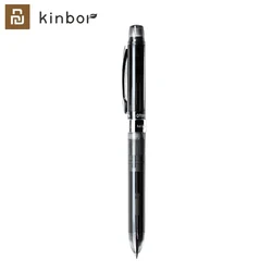 Youpin Kinbor 3way Multifunction Pens 0.5mm Black Red Refill Gel Pen Mechanical Pencil Exclusive Rubber Office School