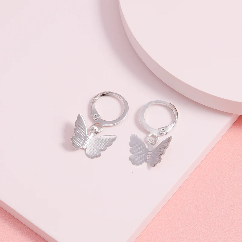 Neue Mode Emaille Kirsche Bier Dinosaurier Schmetterling Baumeln Ohrringe für Frauen Cartoon Design 3D Würfel Ohrringe Lustige Schmuck – Detail 1