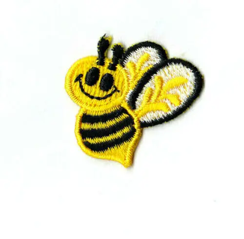 Hot! BEE SMALL IRON ON PATCH ≈ 4.5 * 4.5 cm)