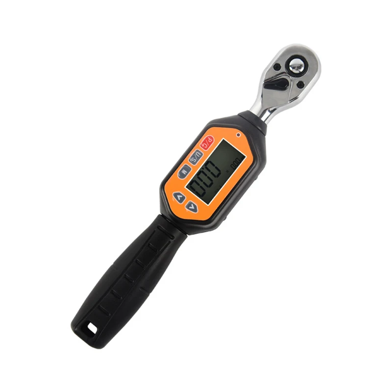 Chiave dinamometrica digitale preimpostata regolabile professionale strumento di riparazione auto bicicletta chiave dinamometrica testa a cricchetto bidirezionale 1/4 "3/8"
