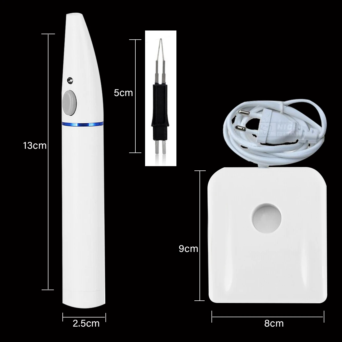 Dental Zähne Gutta Percha Cutter - Endo Cordless Gum Cutter mit 4 Tipps Aufgelöst Brecher Schneider dental labor ausrüstung