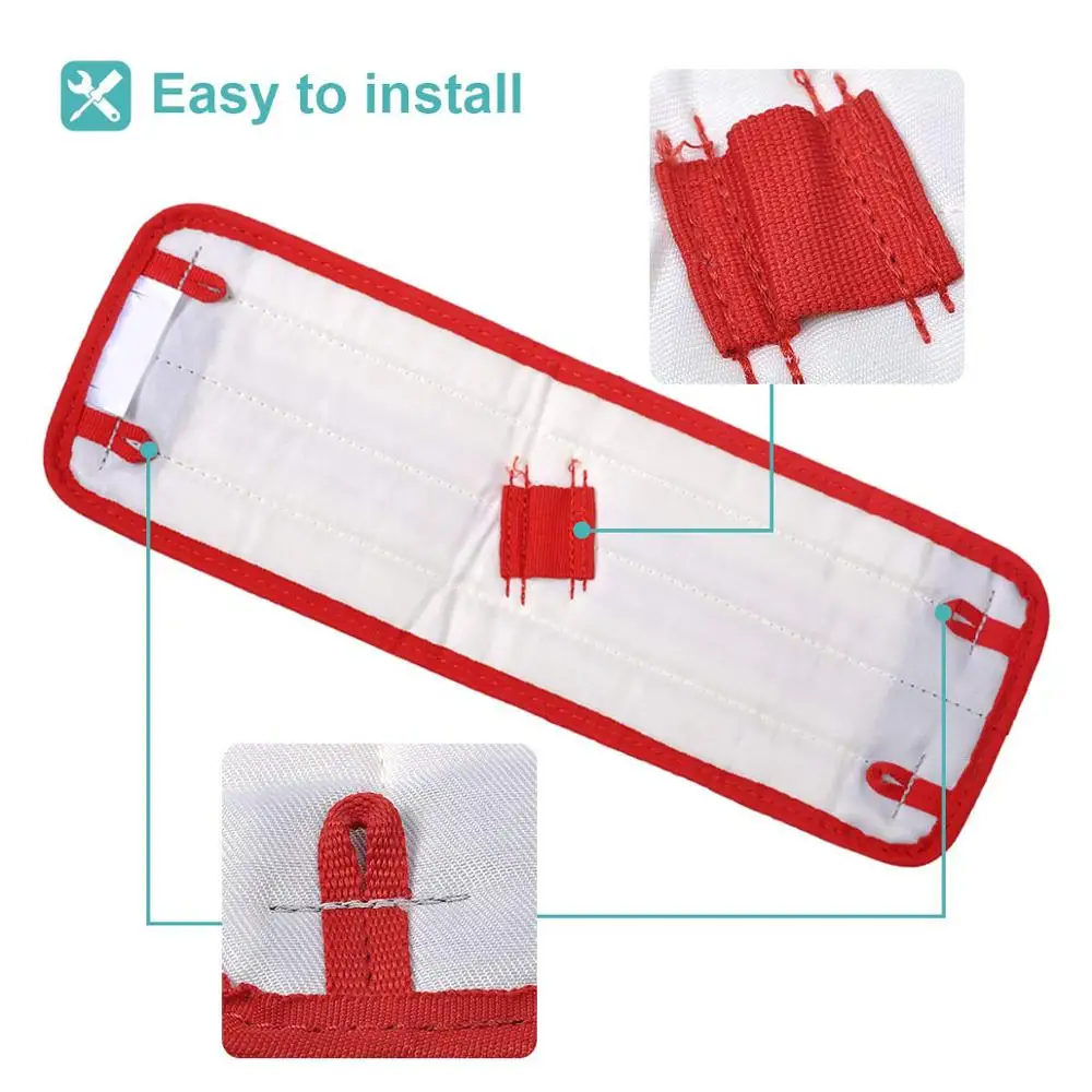 Microfibre Floor Mop Pads Replacement for Vileda Easy Twist Replace Floor Mop Cover