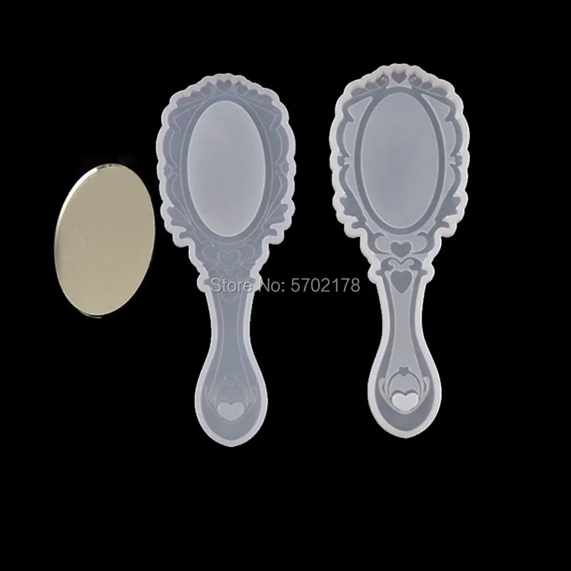 Molde de resina epóxi transparente de silicone 3d, utensílios para fazer joias