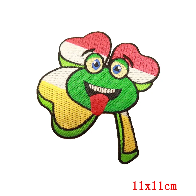 Pulaqi Oeteldonk Emblem Emblems Full Embroidered Frog Carnival For Netherland Iron On Embroidered Clothing Patches For Clothing