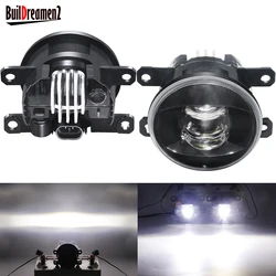 2 X LED Fog Light 8000LM 30W Car Fog Lamp White Yellow 12V For Citroen C-Crosser Jumpy Xsara Berlingo DS3 DS4 DS5 C3 C4 C5 C6