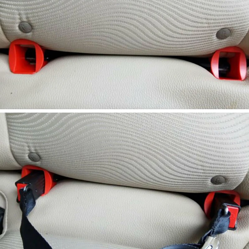 New 2 Pcs Latch Guide! Passenger Car Child Safety Seats General Isofix Interface Belt Latch Guide (ISOFIX) Auto Car Seat Parts