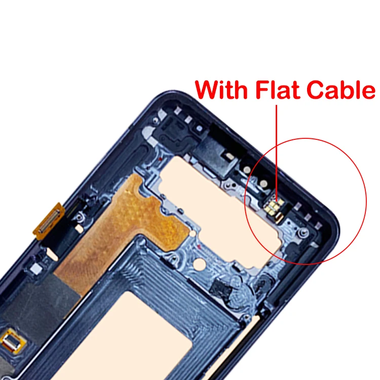Original AMOLED For LG V50 ThinQ LM-V500 LM-V500N LM-V500EM LM-V500XM LM-V450PM LM-V450 LCD Screen Digitizer Assembly