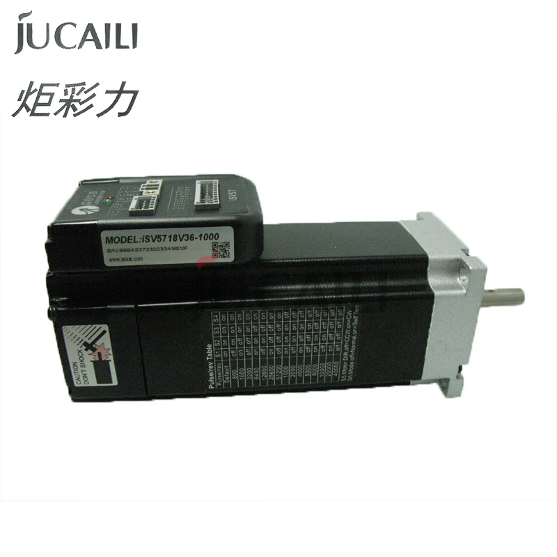 Imagem -03 - Jucaili Inkjet Printer Isv5709v361000 90w 130w 180w Servo Motor para Peças de Impressora Jato de Tinta Isv57 dc Servo Motor