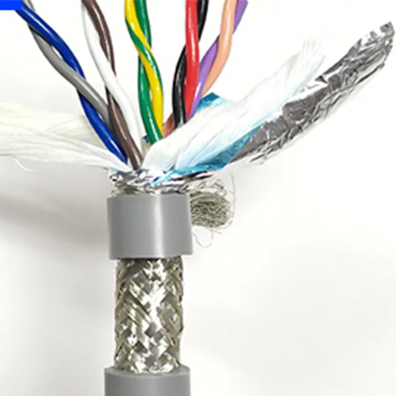 

High Flexible Shielded Cable Towline Wire 10 core 0.5 mm² Drag Chain Cable