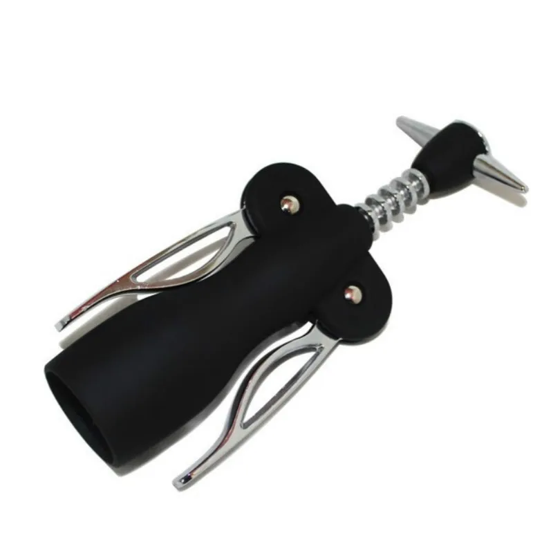 Portable Zinc Alloy Red Wine Opener, Wine Corkscrew, Bottle Openers, Wine Cork Remover, Wing Type Metal Sommeliers