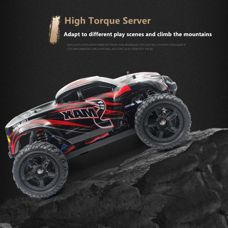 Large 50KM/H High Speed RC Off Road Car 4WD Brushless Power Splash-Proof ESC Shock Absorb Alloy Made Electric Buggy Model Toy