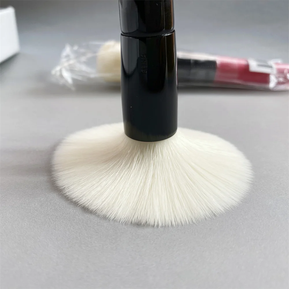 Mini brosse de maquillage pour le visage, rose/noir, format voyage, pour poudre, Blush, produits cosmétiques, outils de beauté