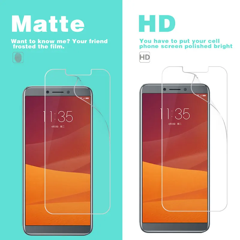 Screen Protector Anti-Glare Matte Film For Lenovo K10 K10e70 K3 K4 K5 K6 K8 K80 Power Note HD Clear Glossy Film + Cloth