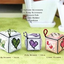 P84 Cross stitch kits Cross-stitch embroidery sets Needlework set threads Pin Needle Cushion Biscornu Counted Cross-Stitching