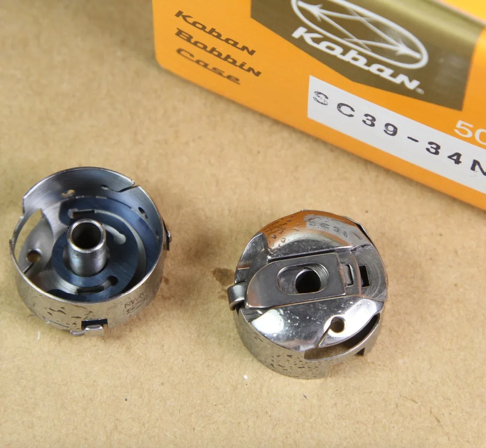 

5pcs 130.06.397 ORIGINAL KOBAN SC39-34NS BOBBIN CASE FOR ZSK 166M, 167, 167E, 168, 169, 169E, 170~174,170E MACHINE / 22MM bobbin