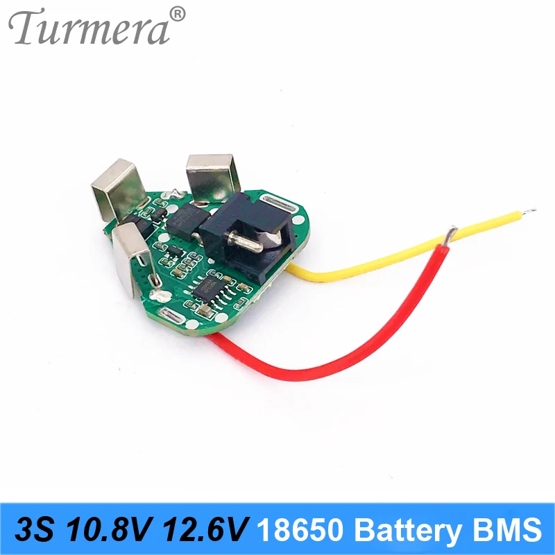 3S 12.6V 10.8V 18650 Lithium Battery BMS Protection Board Circuit Module for Screwdriver Battery 12V 3s Packs BMS Use Turmera