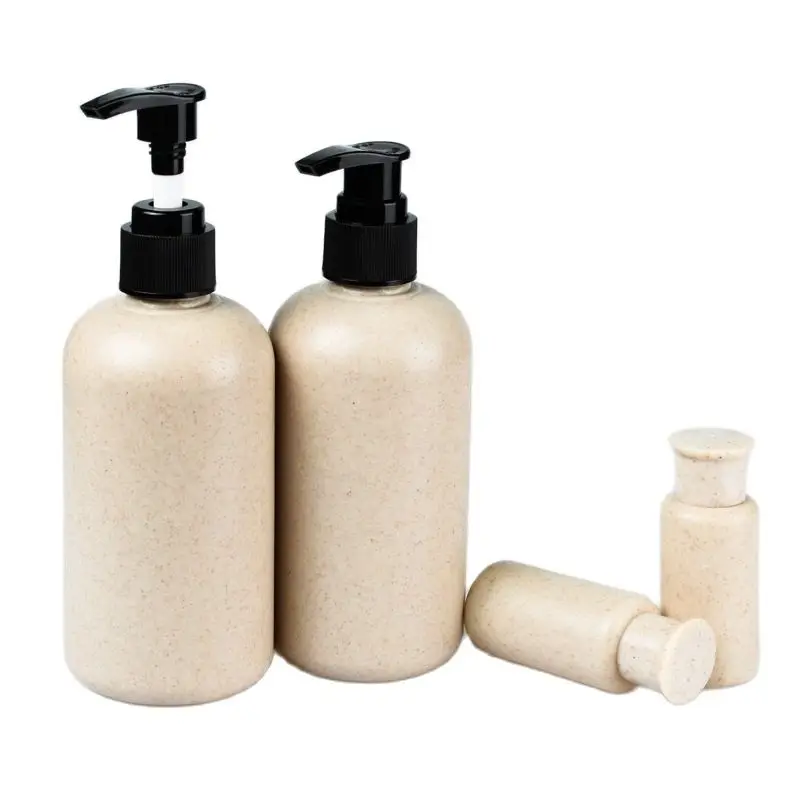 

10pcs Lotion Bottle Environmental Emulsion Biodegradable Makeup Packaging Sanitizer 100/250/400/500ML Shampoo Shower Gel Bottles