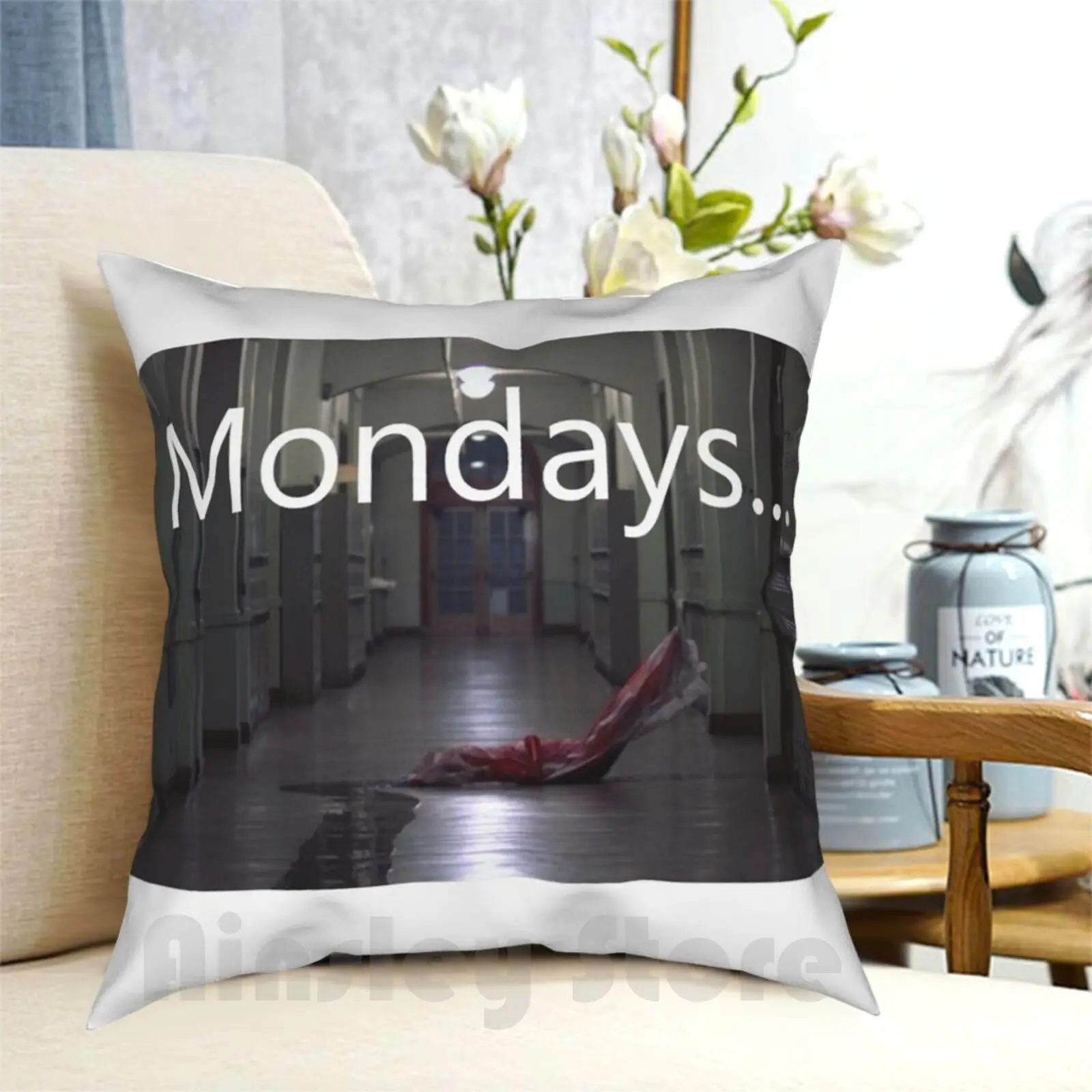 Hates Mondays. Pillow Case Printed Home Soft DIY Pillow cover A Nightmare On Elm Street Wes Craven Robert Englund Mondays