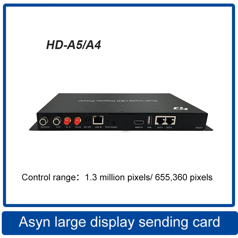 HDA4/HD-A5/HD-A6 asynchronous dual-mode four-in-one playback box ,Full color Asynchronous & SynchronousLED controller