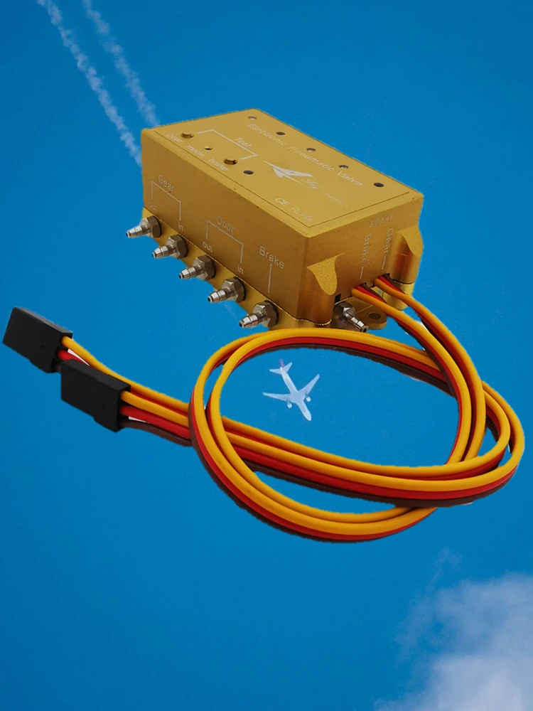 

micro electronic valve for air retract gear brake door 5way valve turbine jet gasoline airplane parts