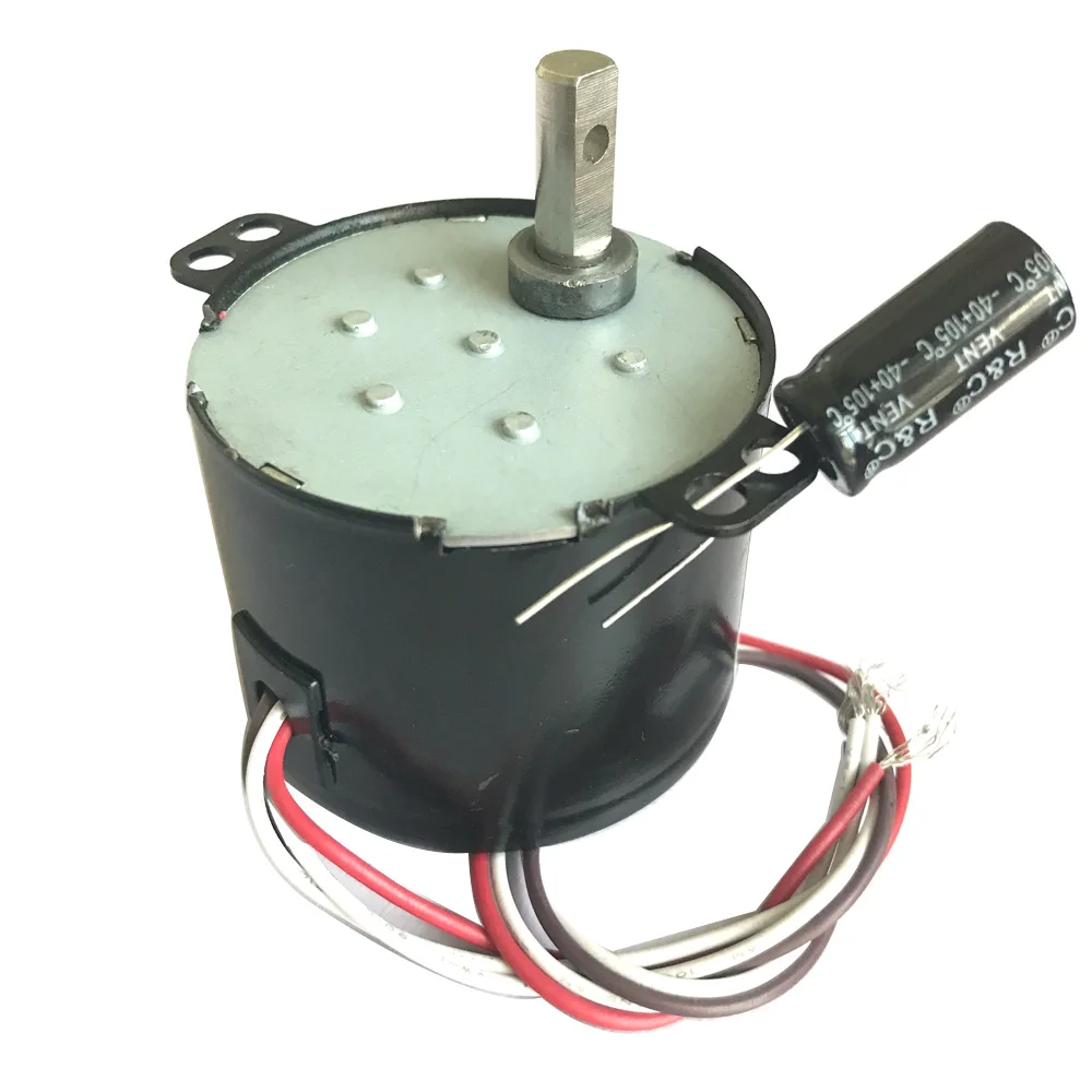 50KTYZ 24V 220V AC Micro Permanent Magnet Electric Synchronous Motor 220V 24V Slow Speed 1 To 120RPM Forward Reverse CW/CCW