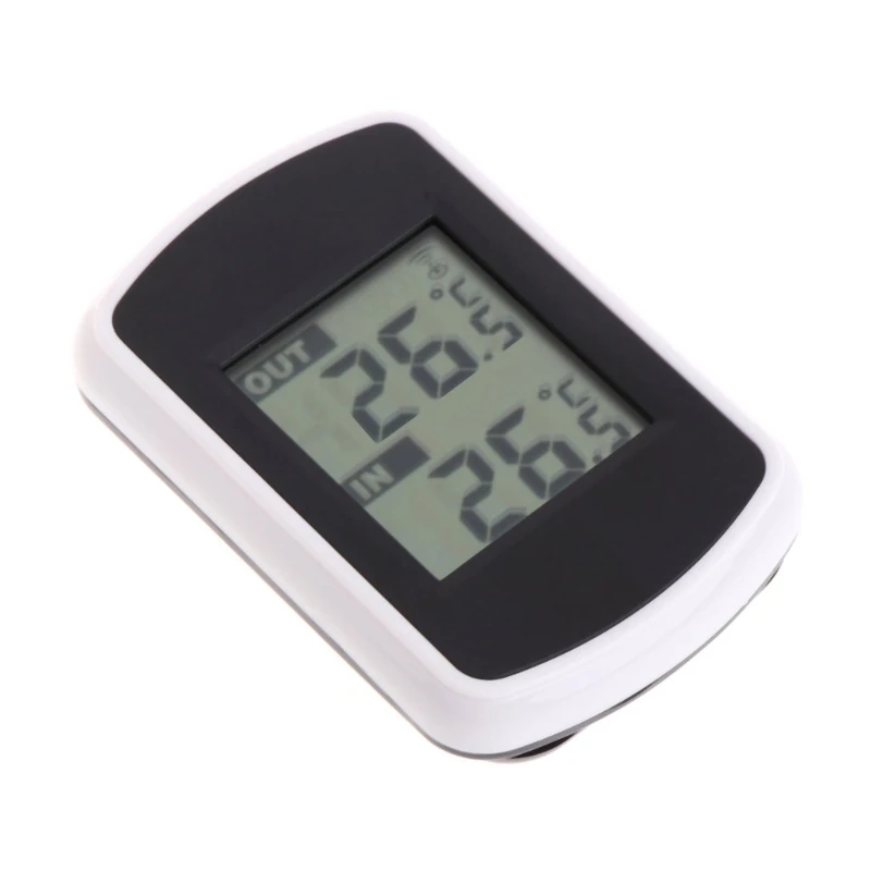 433MHz LCD Digital Wireless Ambient Weather Station Indoor Outdoor Thermometer Z1017