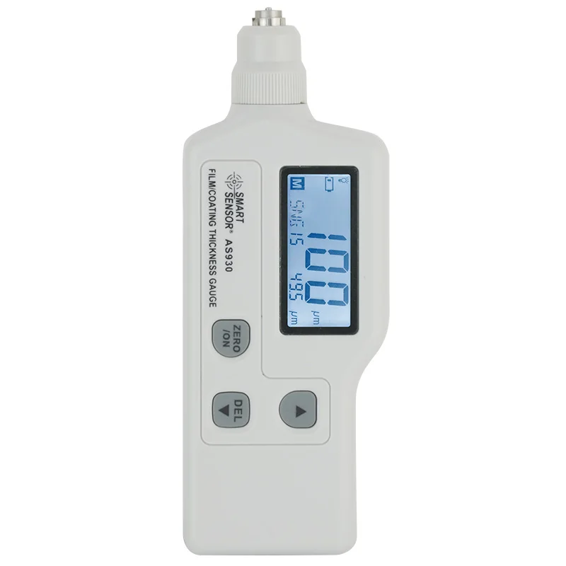 

Hot Sale Smart Sensor AS930 Film/Coating Thickness Gauge High Accuracy Meter Digital Handheld Measuring Range 0-1800um Tester