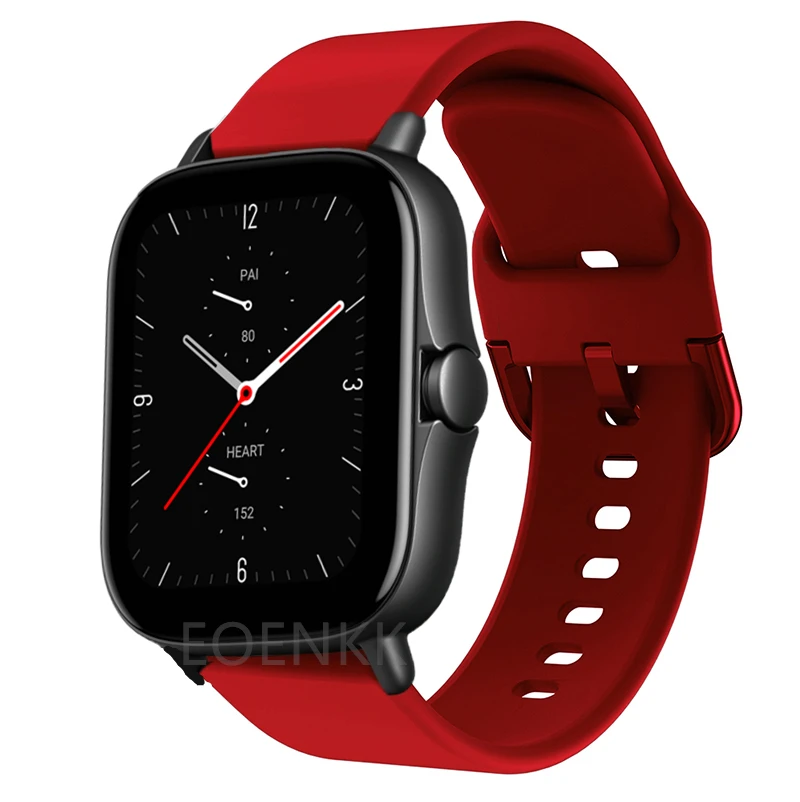 ل شاومي Huami Amazfit GTS 2 2e Smartwatch الفرقة لينة سيليكون حزام المعصم سوار ل Amazfit GTR 2 2e/Bip S/U برو/GTS2 Mini