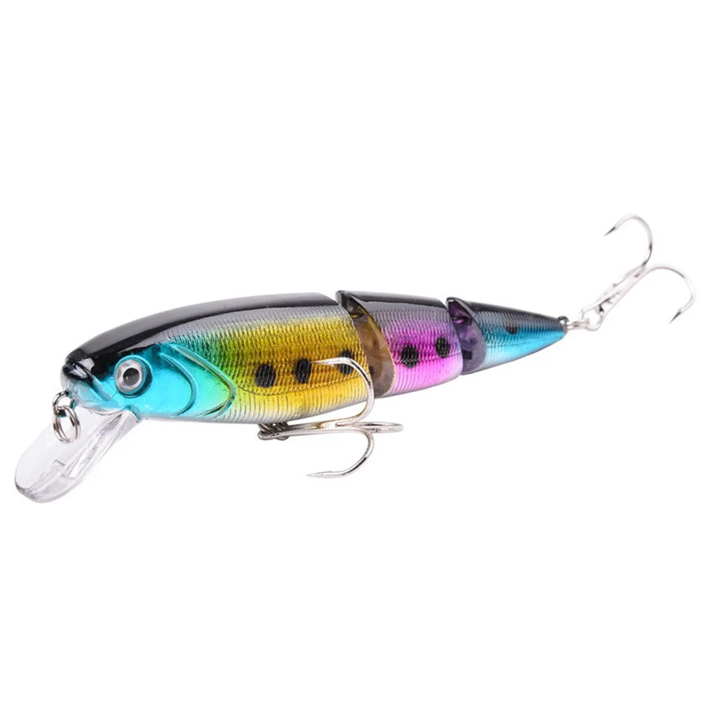 1Pcs 11.5cm 14.8g Sinking Multi-section Fishing Lure Wobblers Plastic Artificial Hard Bait Bass Pike Crankbaits Trolling Pesca