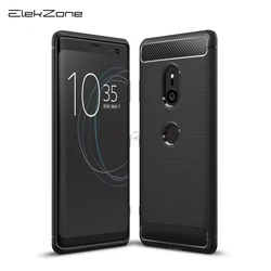 Funda de fibra de carbono a prueba de golpes para Sony Xperia XZ3, XZ1, XZ2, funda Premium, funda trasera para Sony Xperia XZ2 Compact XZ1