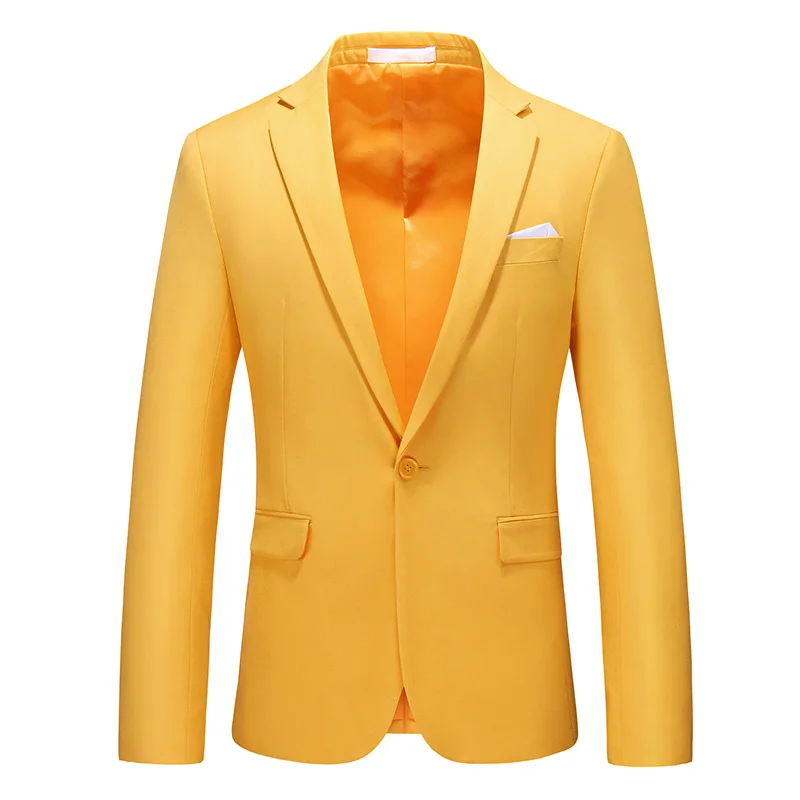 2026 Neue Herren-Blazer-Mäntel Lässige Business-Blazer-Jacke Modische Herren Formelle Hochzeits-Blazer Übergröße M-6XL Einfarbig Weiß Schwarz