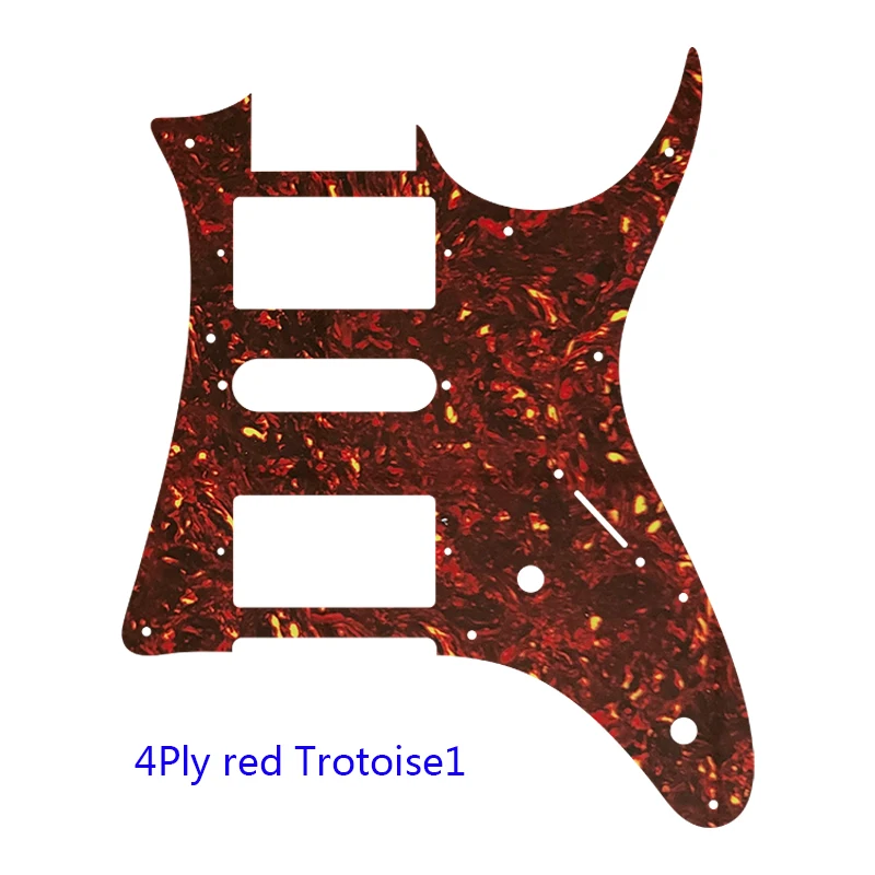 FeiMan Custom Guitar Parts - For MIJ Ibanze GR40 Guitar Pickguard HSH Humbucker Pickup Scratch Plate Flame Pattern Many Colors