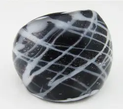 Handmade Vintage Glass for Women Bridal Colored Glaze Collection Rings Grid Anillos Murano Jewelry R17
