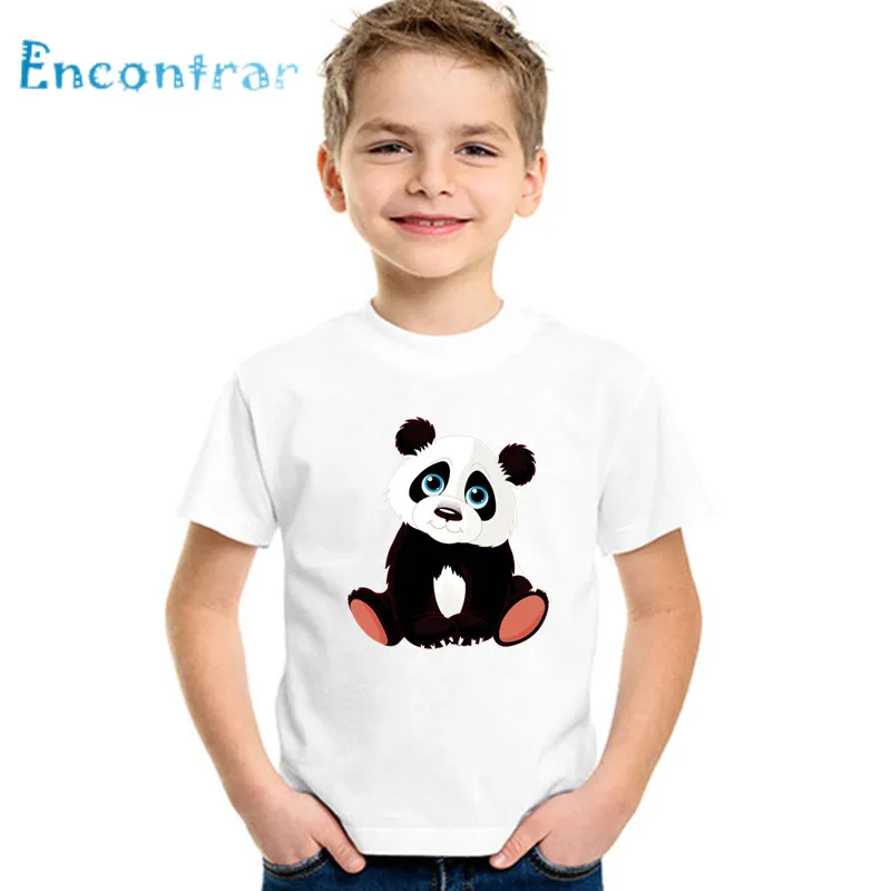 

Boys/Girls Kawaii Panda Cute Cartoon Print T shirt Kids Funny Clothes Children Summer Short Sleeve Baby T-shirt,oHKP5390