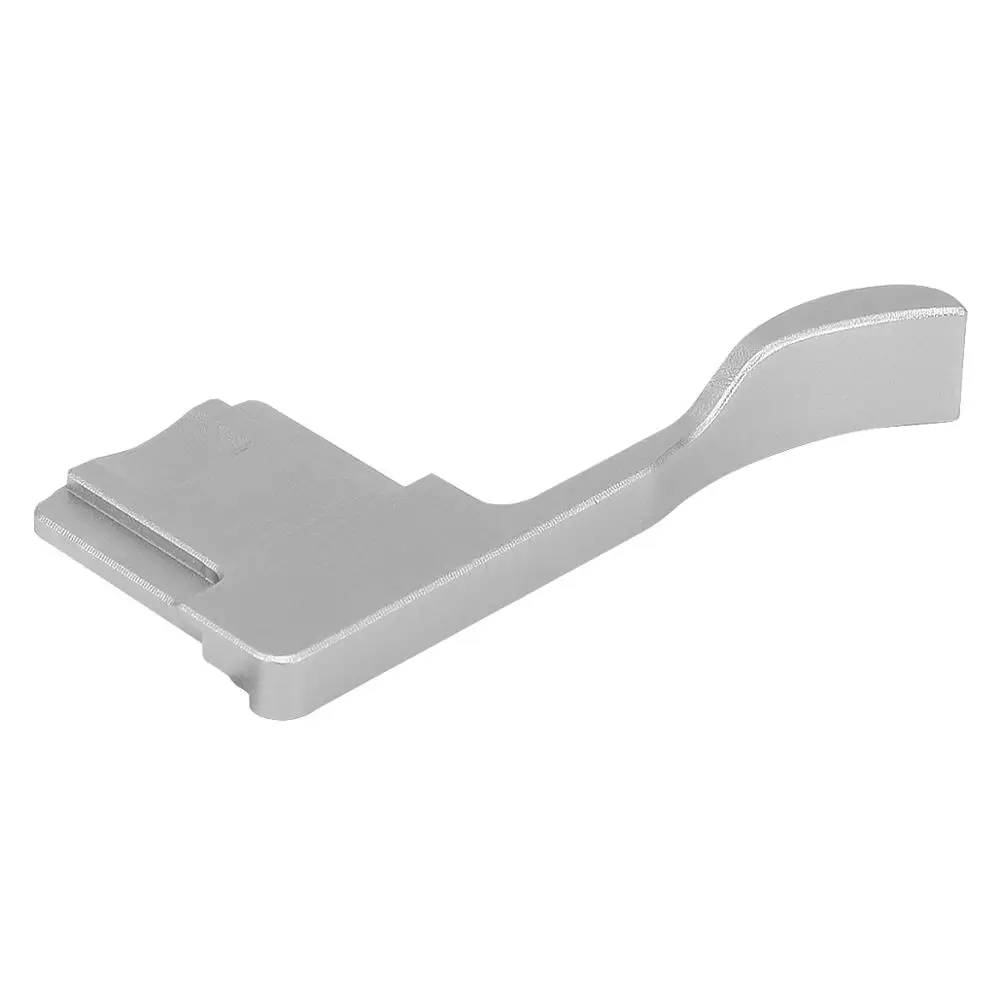 Haoge THB-GR3S معدن الحذاء الساخن الإبهام حتى بقية اليد قبضة لريكو GR III GRIII GR3 كاميرا الملحقات الفضة