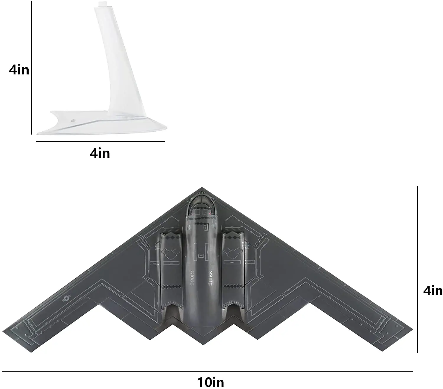 1/200 USAF B-2A B2 Spirit Stealth Bomber Diecast Metal Plane Airplane Aircraft Model Collected Hobby Toy Child Gift