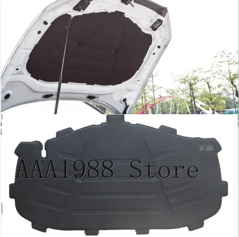 2014-2020 for Audi A3   Hood Engine Sound Heat Insulation Cotton Pad Soundproof Mat Cover Engine lining Engine cover