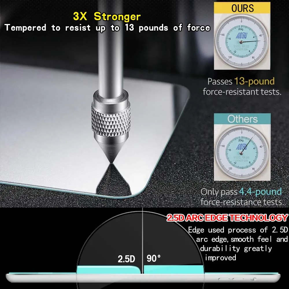 For Acer Iconia One 7 B1-750 7 Inch Tablet-9H Ultra clear Premium Tempered Glass Screen Protector Film Protector Guard Cover