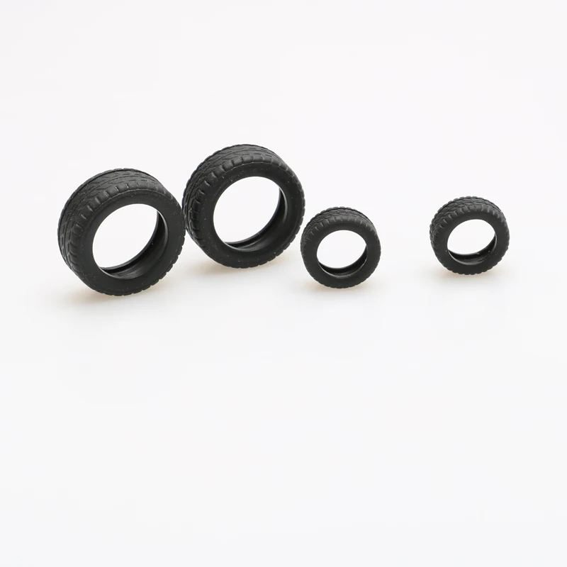 20PCS RC Tugboat Anti-collision Tires Diameter 19mm/28mm Miniature Wheel Mircro Simulated Tyres Decoration Parts for Boat Model