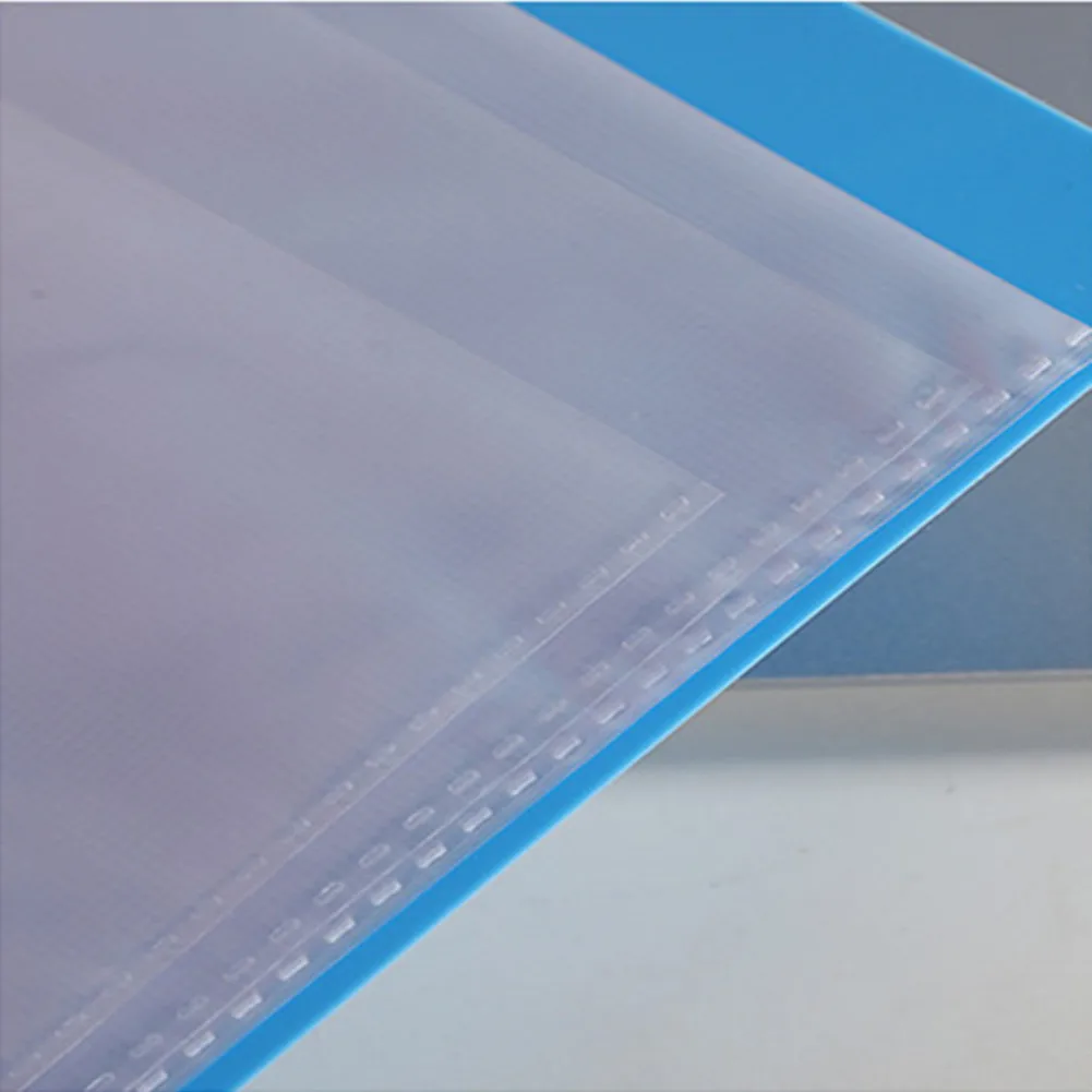 20 Pages Plastic Presentation Book Portfolio Folder File Folder Clear Sleeves Protectors Display Book Document Organizer Office