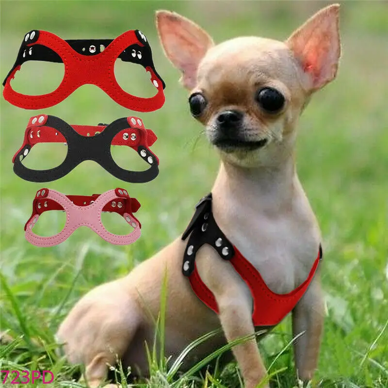 XXXS XXS XS TINY DOG HARNESS VEST FOR TEACUP MINI PUPPY CHIHUAHUA CAT YORKIE