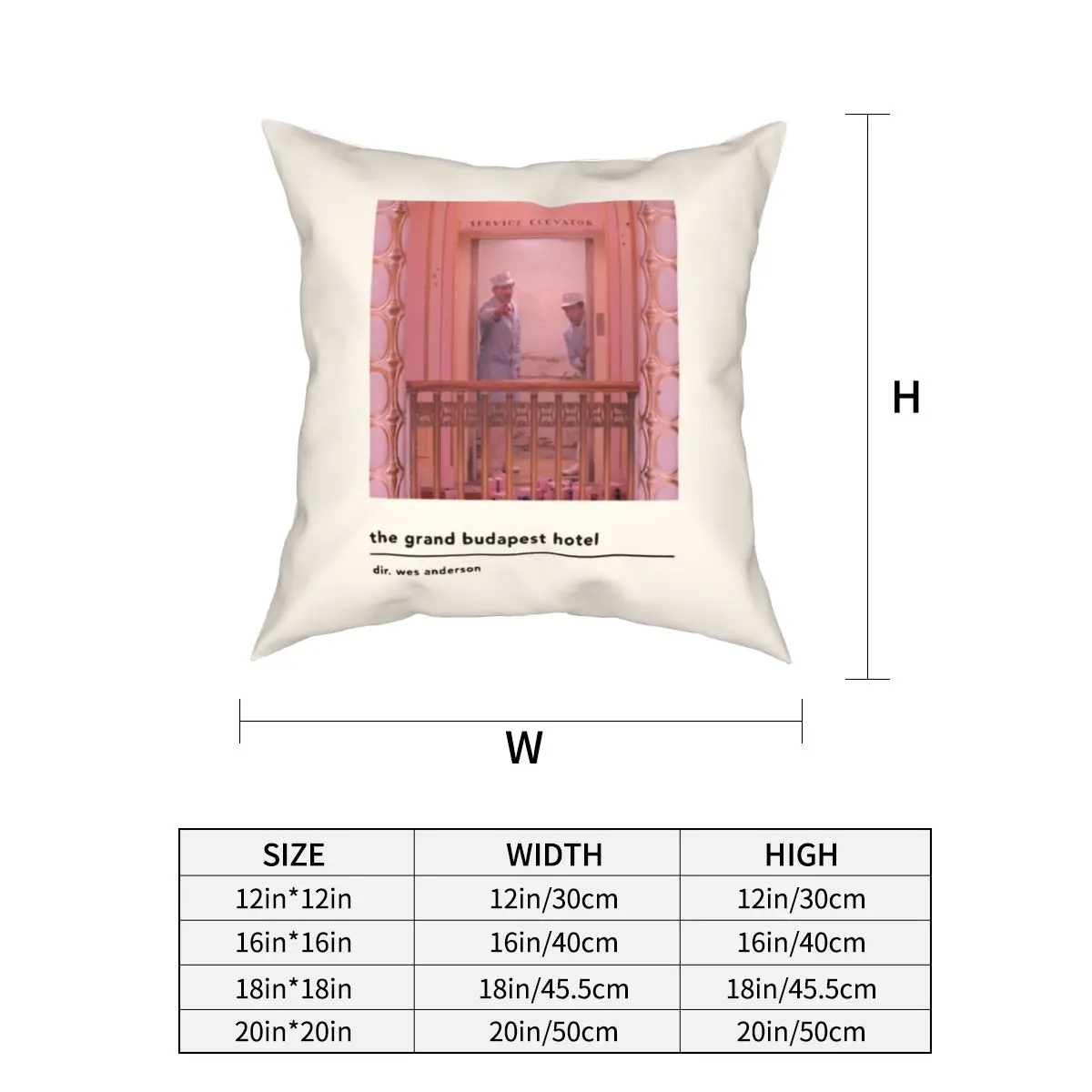 Minimalist The Grand Budapest Hotel Movie Pillow Case Wes Anderson Ralph Fiennes Cushion Cover Decor Pillowcase for Car 45*45cm