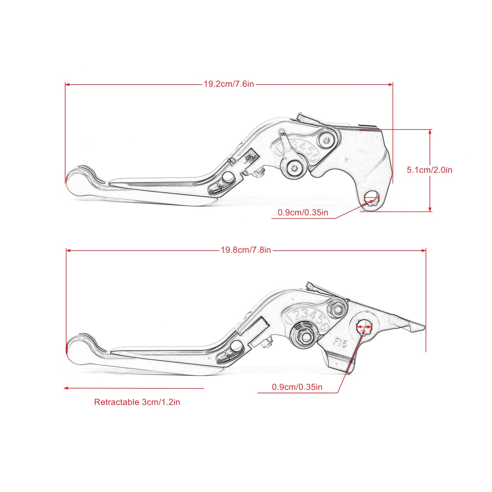 FZ-25 CNC Folding Extendable Brake Clutch Levers Handlebar Motorcycle Accessories For YAMAHA FZ25 FZ 25 2017 2018 2019 2020-2022