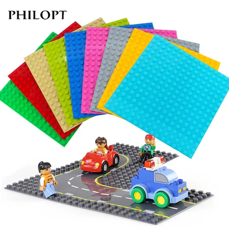 16*16 Dots Base Plates Building Blocks Floor Big Bricks Base Plate Kids DIY Block Plates Children Toy Kids Toys Gift