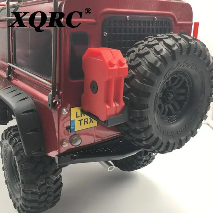 KYX metal rear bumper with trailer hook suitable for 1:10 RC tracked vehicle Trx-4 Defender upgrade and modification accessories