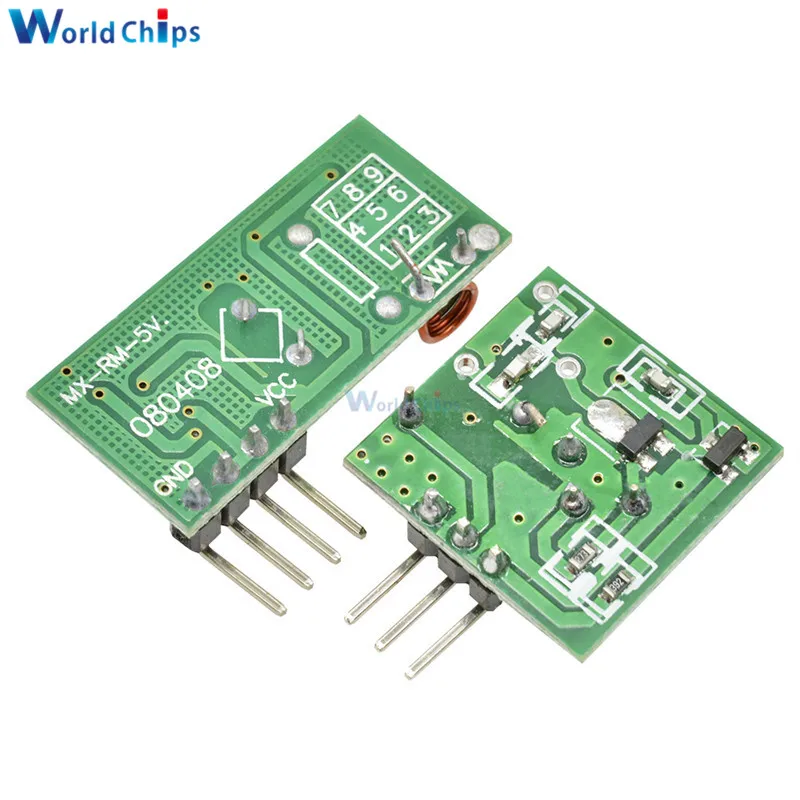 433 Mhz RF Transmitter and Receiver Module Link Kit for ARM/MCU WL DIY 315MHZ/433MHZ Wireless Remote Control for arduino Diy Kit