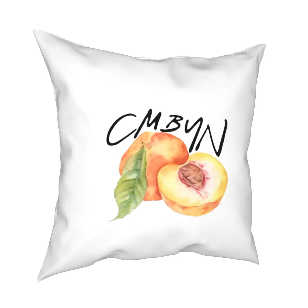 Call Me By Your Name Peach Pillowcase Polyester Cushion Cover Decorative CMBYN LGBT Throw Pillow Case Cover Home Square 45X45cm