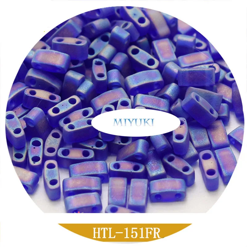 HTL Beads Japan Miyuki Tila Beads 25-Color Matte Magic Series 3G Pack Glass Beads for Jewelry