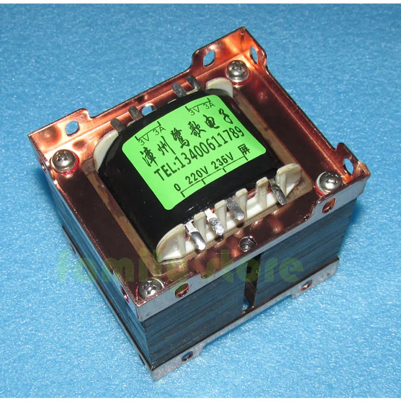 

High-quality amplifier 92W power transformer, EI86×50mm Z11 iron core, 0-250V-280V0.15A, 6.3V3A, 6.3V3A, 3V3A, 3V3A.